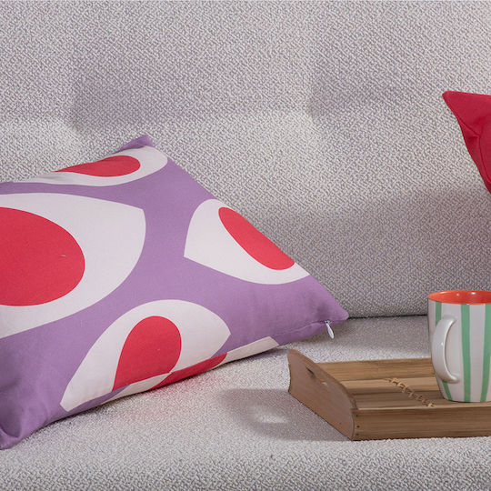 Nef-Nef Homeware Față De Pernă High Option Din 100% Bumbac Violet 35x55 Cm