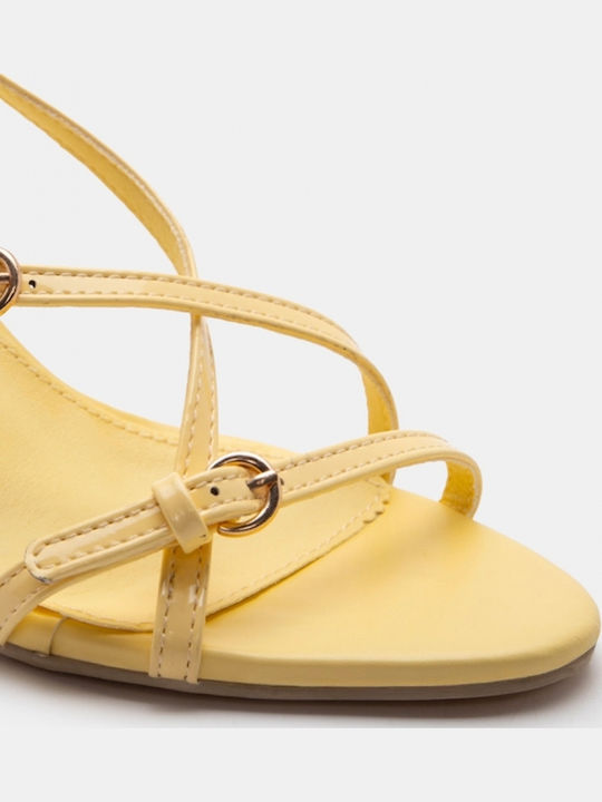 Damen Sandalen Gelbe