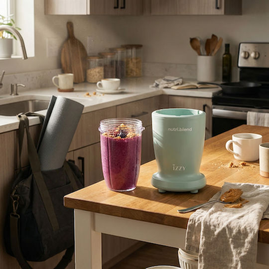 Izzy IZ-6503 Μπλέντερ με Πλαστική Κανάτα 540 ml 600W Πράσινο