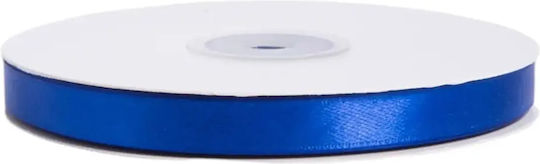 Decorative Satin Double Face Blue Ribbon 50m