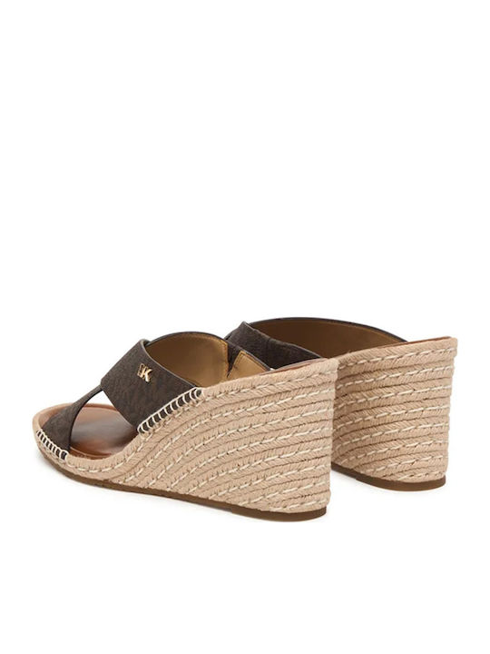 Summer Women's Platform Slippers Style Brown