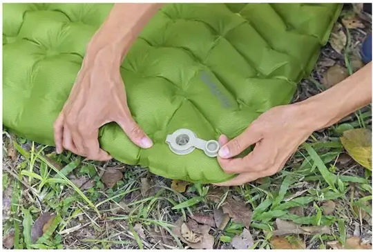 Bestway Ημίδιπλο Υπόστρωμα Camping 198x71cm Πάχους 6.5cm Πράσινο