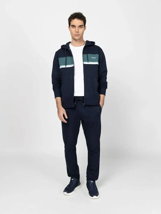Cardigan With Blue Hood