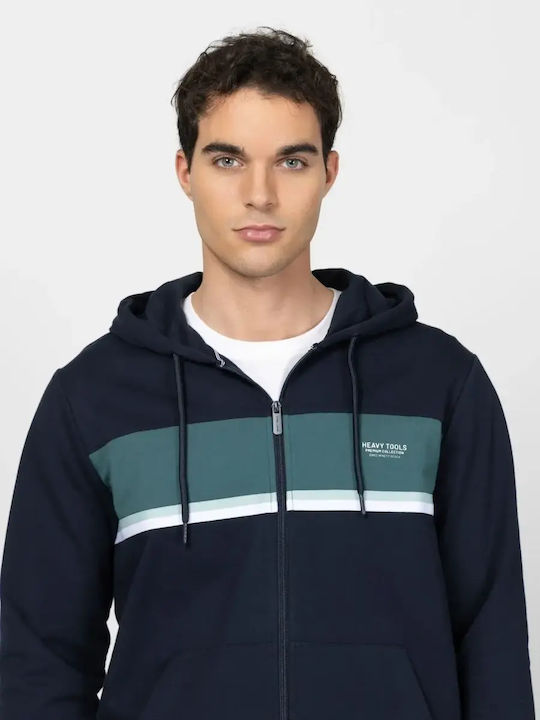 Cardigan With Blue Hood