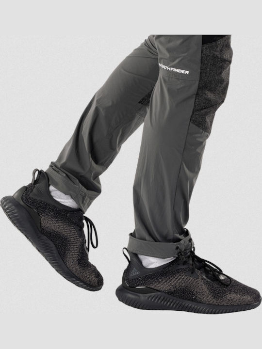 Northfinder Men's Long Hiking Trousers Gray