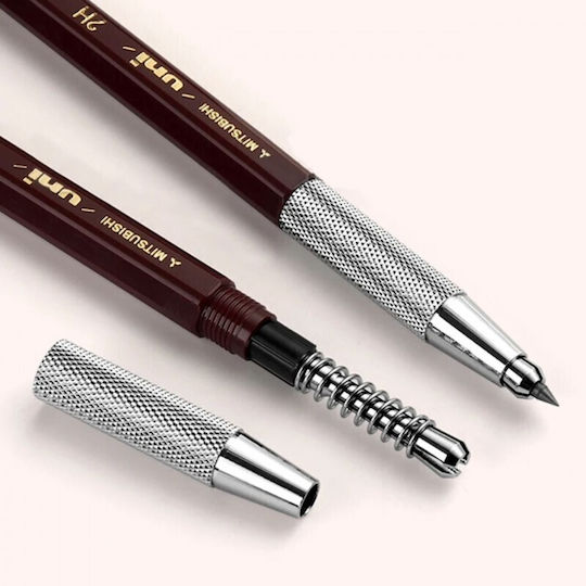 Uni Mitsubishi Mechanische Bleistift 2mm Mh-500 Mh500 Nasengröße H