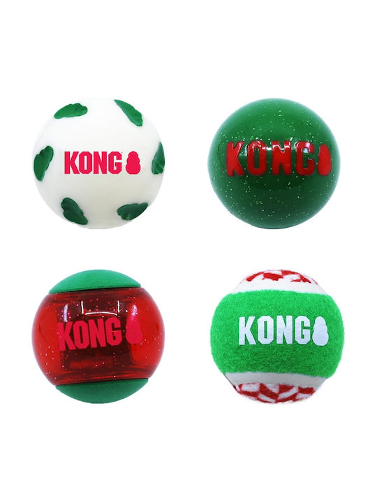 Kong Holiday Occasions Ball Dog Toy Medium Kong Holiday Occasions Ball Dog Toy Medium