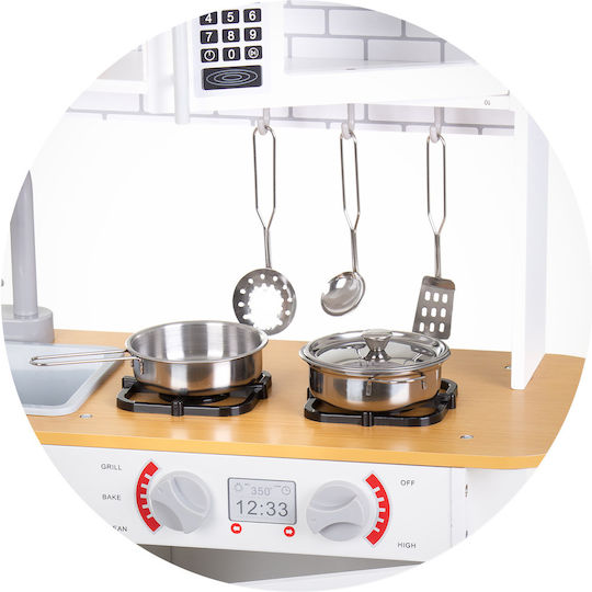 Set de Bucătărie din Lemn Chipolino cu 5 Ustensile Metalice