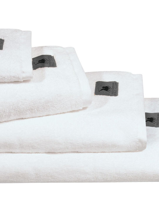 Greenwich Polo Club Handtuch 3150 30x50εκ. Weiß Gewicht 460gr/m²