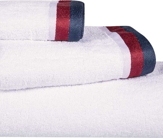 Greenwich Polo Club Bath Towel Set 3pcs White Weight 550gr/m²