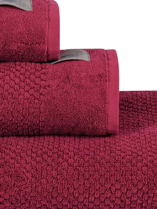 Greenwich Polo Club Hand Towel Premium 4122 30x50cm Bordeaux Weight 700gr/m²