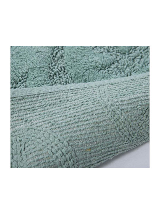 Nef-Nef Homeware Σετ Πατάκια Μπάνιου Βαμβακερό Jetrix Green 60x90εκ.