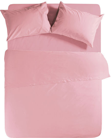 Nef-Nef Homeware Чаршаф Единично с Ластик 100x200+30см. Basic Светлосиньо