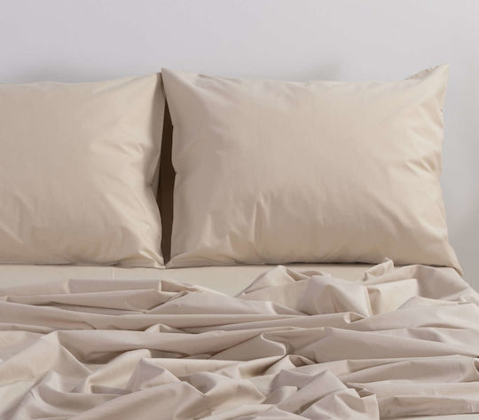 Nef-Nef Homeware Cearșaf Single cu Elastic 100x200+30cm. Basic Galben