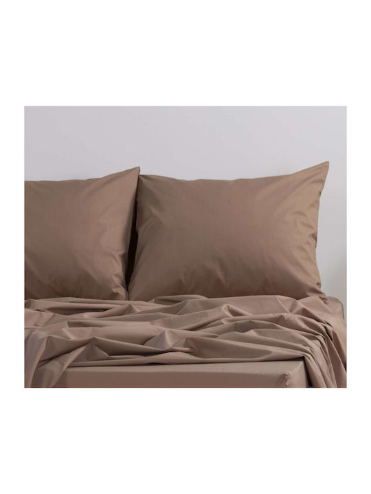 Nef-Nef Homeware Cearșaf Single cu Elastic 100x200+30cm. Basic Gri deschis