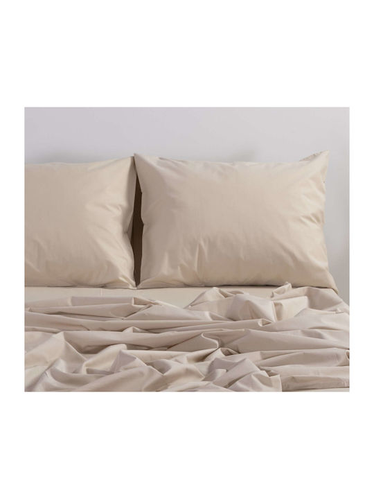 Nef-Nef Homeware Cearșaf Single cu Elastic 100x200+30cm. Basic Gri deschis