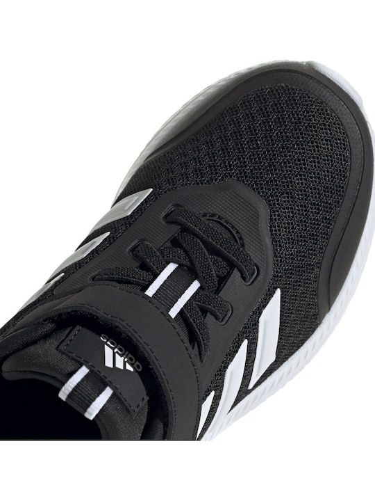 X_PLRPATH Kids Sports Shoes Running with Hoop & Loop Closure Core Black / Cloud White