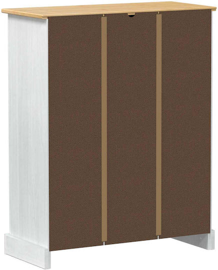 Schuhorganisator aus Massivholz 86x38,5x108cm