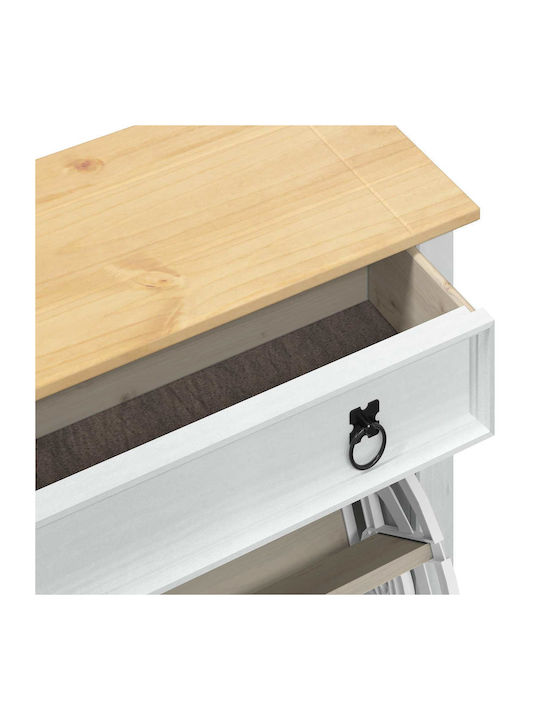 Shoe Organizer Made of Solid Wood 99x32x144.5cm