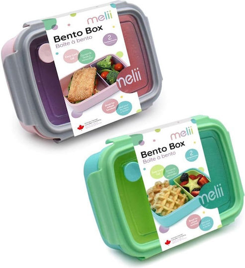 Melii Lunchbox Kunststoff Rosa 880ml 1Stück
