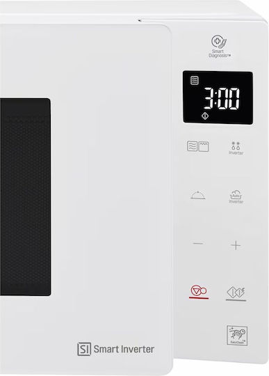 LG Φούρνος Μικροκυμάτων με Grill 25lt Λευκός