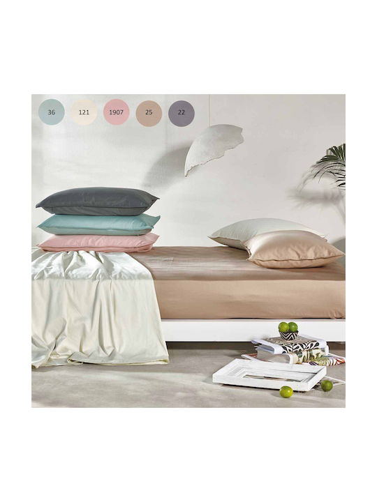 Kentia Opulence 26 Set Pillowcases with Envelope Cover Ecru 50x70cm