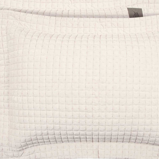 Greenwich Polo Club Kissenbezug-Set mit Umschlagumschlag Ivory 50x70cm.