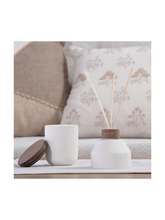 Nef-Nef Homeware Aromatisches Kerze in Gefäß Beiges 200gr