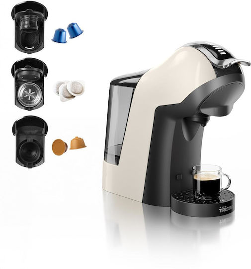 Tristar Καφετιέρα για Κάψουλες Nespresso Πίεσης 19bar Λευκή