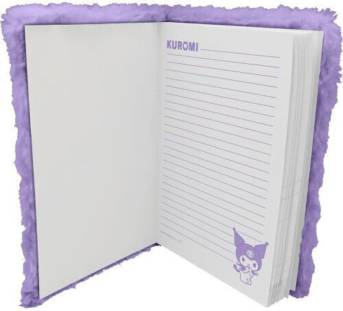 Kids Licensing Hello Kitty Kuromi Plush Carnet A5 Cu dungi Violet