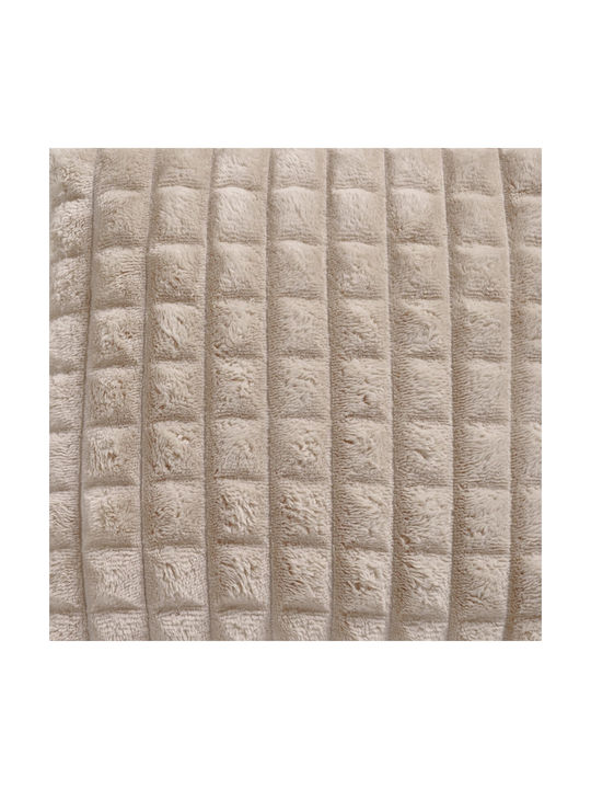 Das Home Sofa Cushion 1357 Fleece Brown 40x40cm