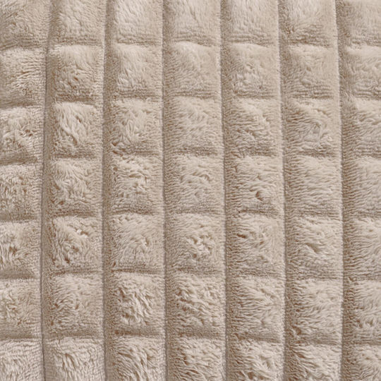 Das Home Μαξιλάρι Καναπέ 1357 Fleece Καφέ 40x40εκ.