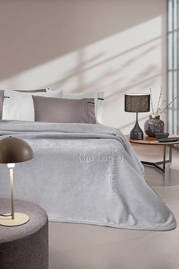 Guy Laroche Logo Super-Queen 220x240cm Silber