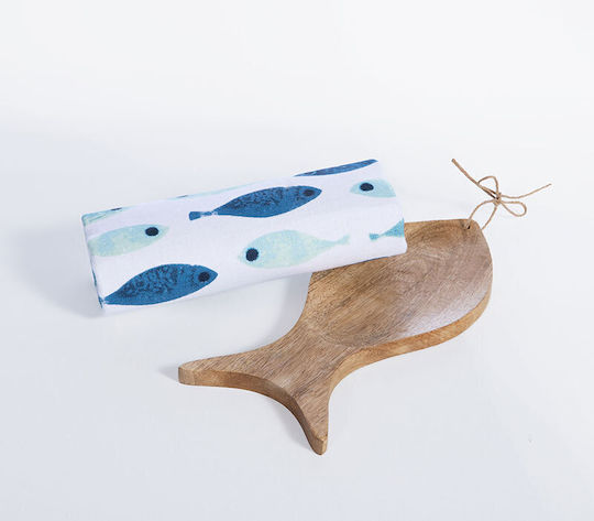 Nef-Nef Homeware Tea Towel in Blue Colour 2 Pieces Nef-Nef Homeware Tea Towel in Blue Colour 2 Pieces