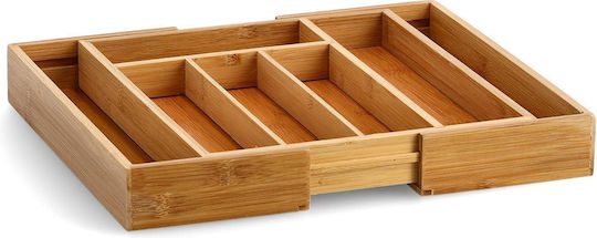 Zeller Drawer Cutlery Tray Opening Wooden Beige 18x33.5x5cm Zeller Drawer Cutlery Tray Opening Wooden Beige 18x33.5x5cm