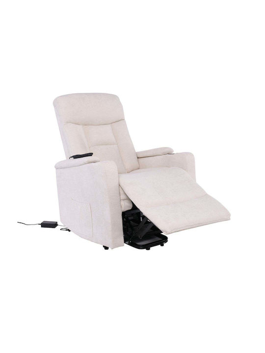 Scaun De Relax Masaj Cu Puf Bej E9735,1 77x94x109cm