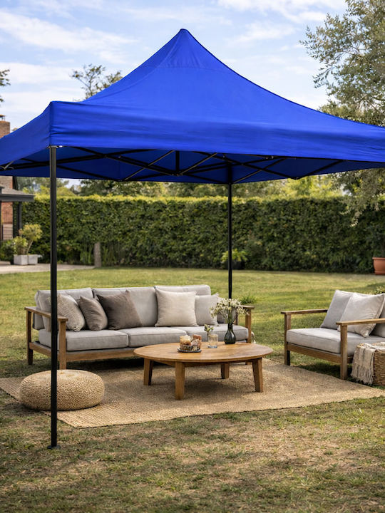 Ankor Foldable Garden Gazebo Blue 3x3m