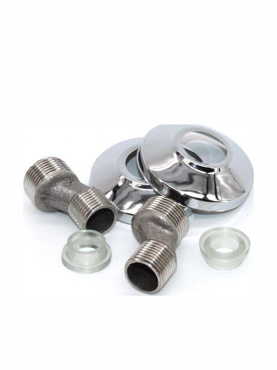 Poly-002 Mischung Bade- / Duscharmatur Badewanne Silber
