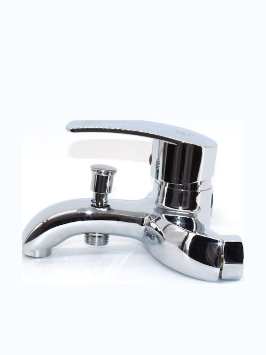 Poly-002 Mischung Bade- / Duscharmatur Badewanne Silber