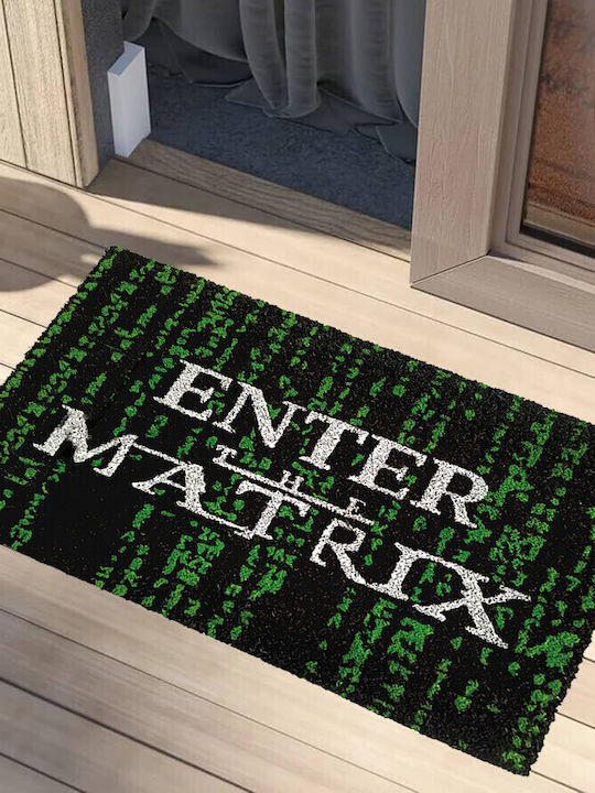 Pyramid International Πατάκι Εισόδου Μοκέτα Enter The Matrix Πράσινο 40x60εκ.