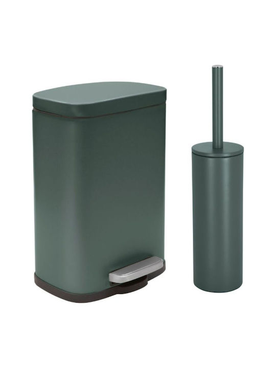 Dimitracas Akira Metallic Toilet Brush Dark Green