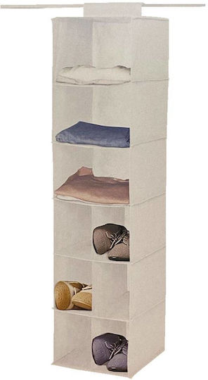 TnS Κρεμαστή Θήκη Αποθήκευσης Ρούχων 30x30x122cm