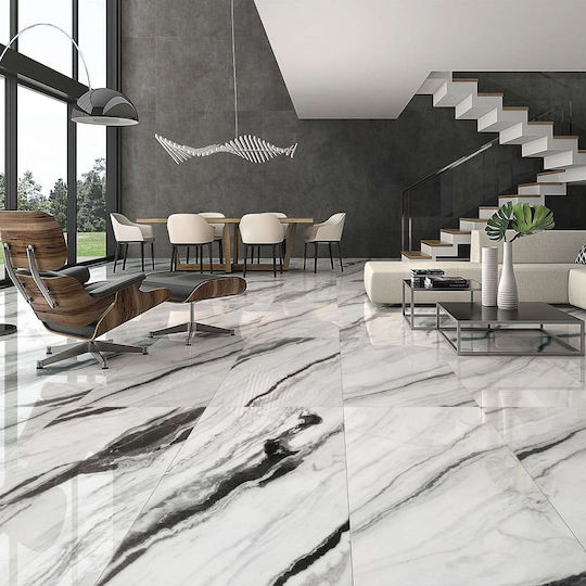 LV Granito Floor / Wall Interior Gloss Porcelain Tile 120x60cm Satuario