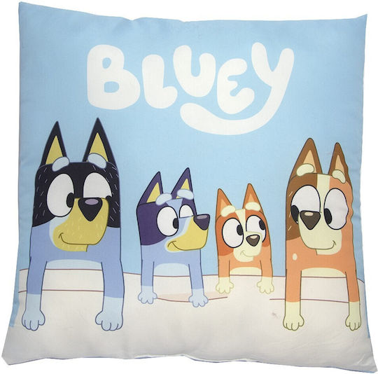 40x40 Polyester Pillow Bluey Double-sided