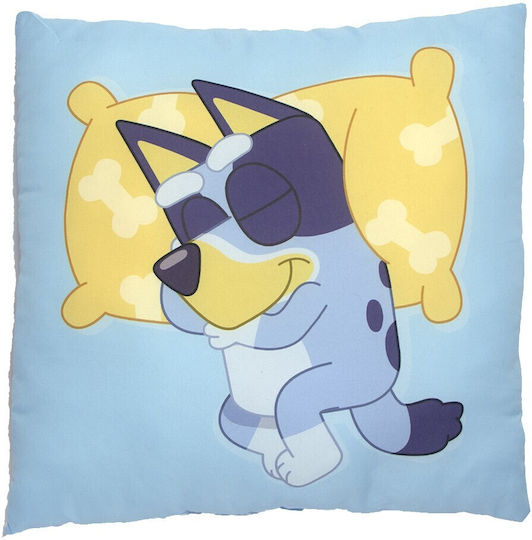 40x40 Polyester Pillow Bluey Double-sided