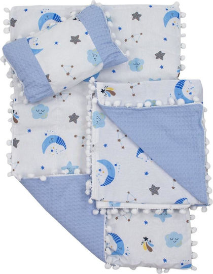 Kamtex Baby Set Für Krippe Ciel 3Stück