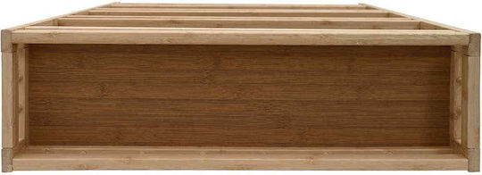 vidaXL Wooden Kitchen Trolley 3 Tiers Brown 60x18x97cm