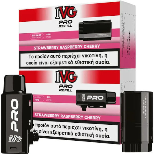 IVG Ηλεκτρονικό Τσιγάρο μιας Χρήσης Strawberry 2ml 20mg Κόκκινο