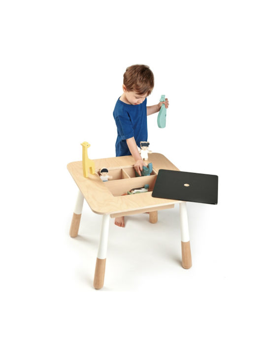 Kindertisch aus Holz Beige Tender Leaf Toys