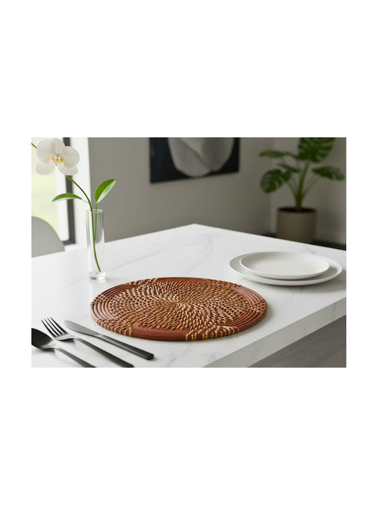 Polihome Rattan Placemats 30x30cm 4 Pieces